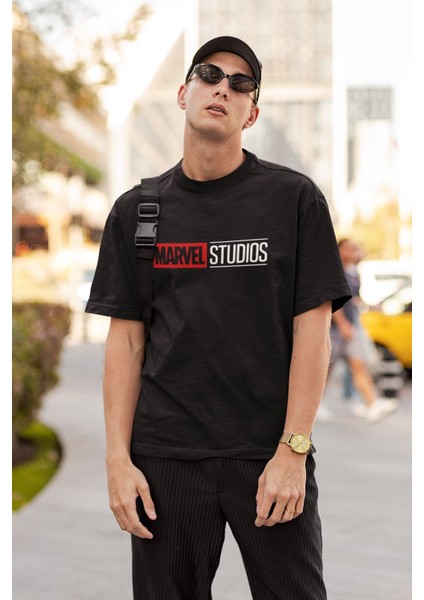 Örümcek Adam Marvel Studios Sırt Baskılı Tişört, Erkek-Kadın Oversize Spider-Man Baskılı Tshirt