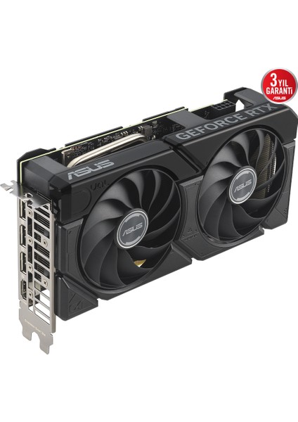 ASUS DUAL-RTX4060TI-O8G-EVO NVIDIA GEFORCE RTX 4060 TI-8G 8GB GDDR6 128bit 2595MHz OC HDMI 3xDP DLSS3 EKRAN KARTI