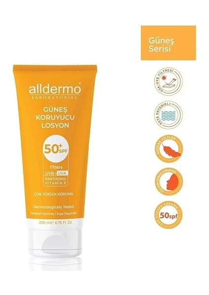 Güneş Korucu Losyon Spf 50+200 ml