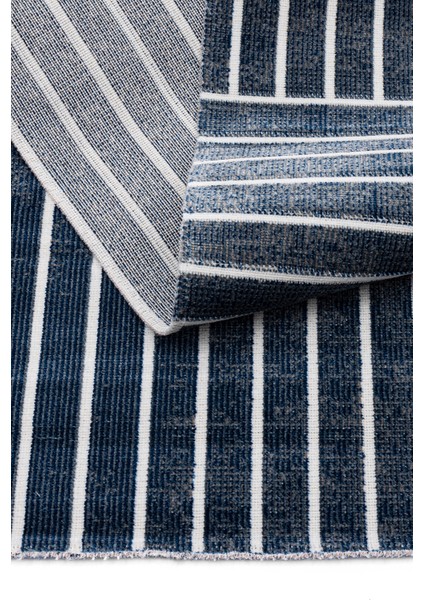 Lykke Mavi Halı Kilim Salon Oturma Odası Yatak Odası Koridor Makine Halısı 65224B