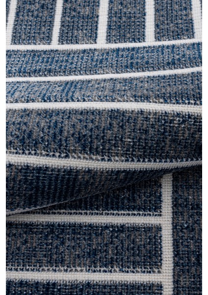 Lykke Mavi Halı Kilim Salon Oturma Odası Yatak Odası Koridor Makine Halısı 65224B