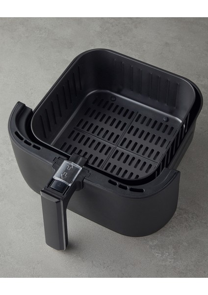 Aıf 2001 Dijital Çıkarılabilir Sepetli AirFryer Xl Siyah
