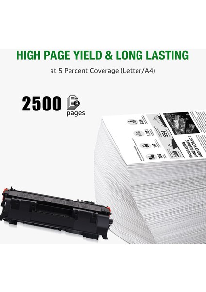 P2035 P2035N P2030 P2055 P2055D P2055DN Yazıcı Için 05A CE505A Siyah Için Uyumlu Toner Değiştirme (Yurt Dışından)