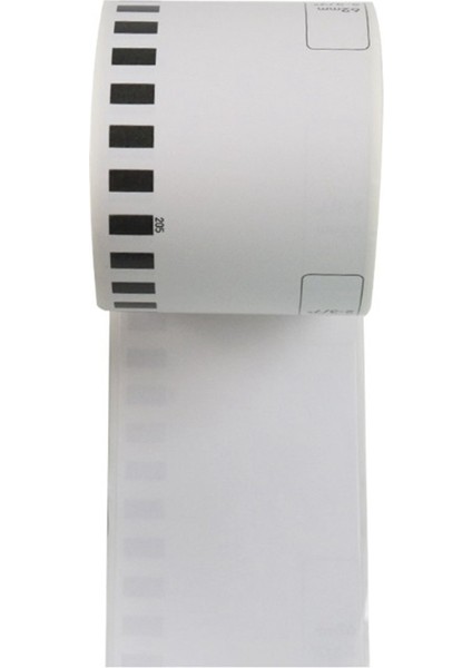 5 Dolum Rulosu Uyumlu -22205 Etiket 62MMX30.48M Brother Etiket Yazıcısı Beyaz Kağıt Için Sürekli Uyumlu DK22205 (Yurt Dışından) modelleri
