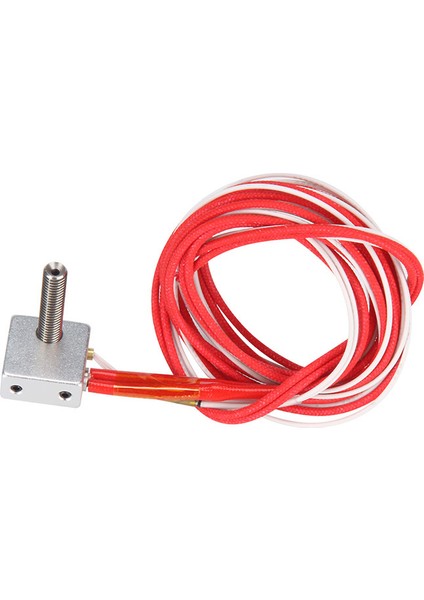 3D Yazıcı V6 Isıtma Alüminyum Blok + 2 Pinli Termistör + Seramik Isıtıcı 12V 40W V6 Isıtma Alüminyum Blok Kiti (Yurt Dışından)