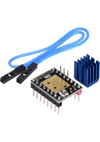 Uart TMC2208 V3.0 Step Motor Stepstick Dilsiz Sürücü 3D Yazıcı Parçaları Reprap TMC2130 Suit Skr Mks Gen Rampaları 1.4 (Yurt Dışından)