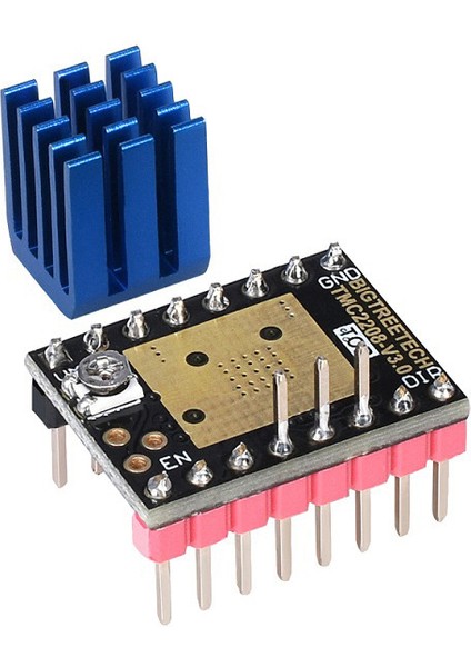 Uart TMC2208 V3.0 Step Motor Stepstick Dilsiz Sürücü 3D Yazıcı Parçaları Reprap TMC2130 Suit Skr Mks Gen Rampaları 1.4 (Yurt Dışından)