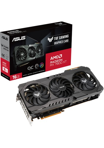 TUF-RX7800XT-O16G-OG-GAMING AMD RADEON RX 7800 XT 16GB GDDR6 OC HDMI 3xDP EKRAN KARTI