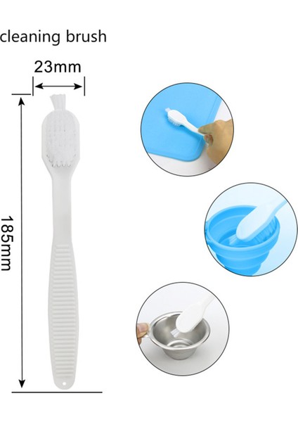 3D Yazıcı Aksesuarları Silikon Ped Huni Paslanmaz Çelik Reçine Filtre Bardak Silikon Eldiven Temizleme Fırçası Seti 5 Adet (Yurt Dışından)