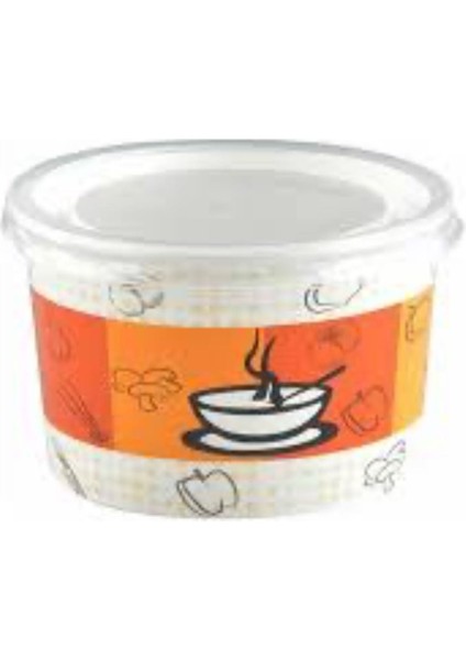 14 Oz Çorba Kasesi Kapaklı (500 Adet) fiyatları