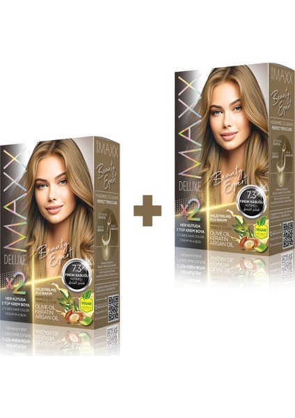 Beauty Expert 7.3 Fındık Kabuğu 2'li Set Boya