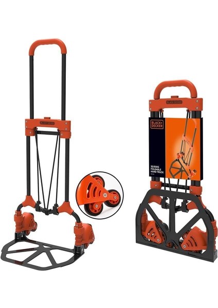 Black & Decker BH201 Merdiven Çıkabilen Katlanır El Arabası 30/65 Kg.