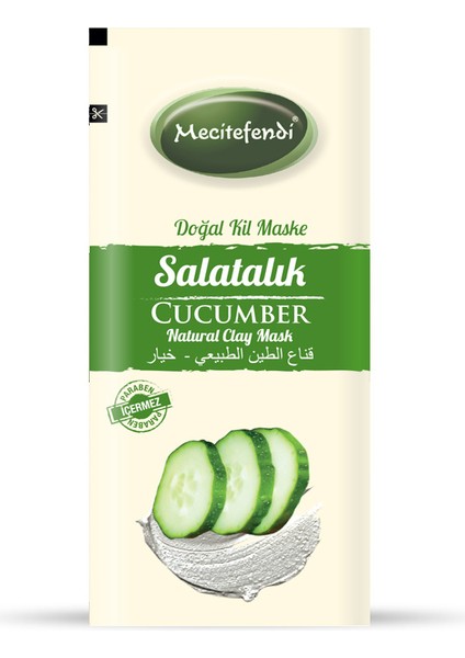 Doğal Kil Maske Salatalık 20 gr (Tek Kullanımlık)