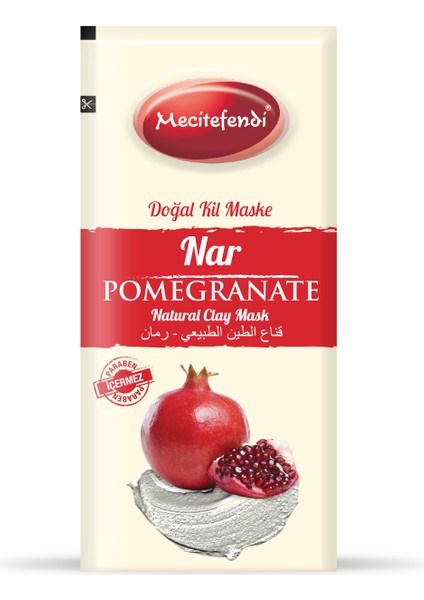 Doğal Kil Maske Nar 20 gr (Tek Kullanımlık)