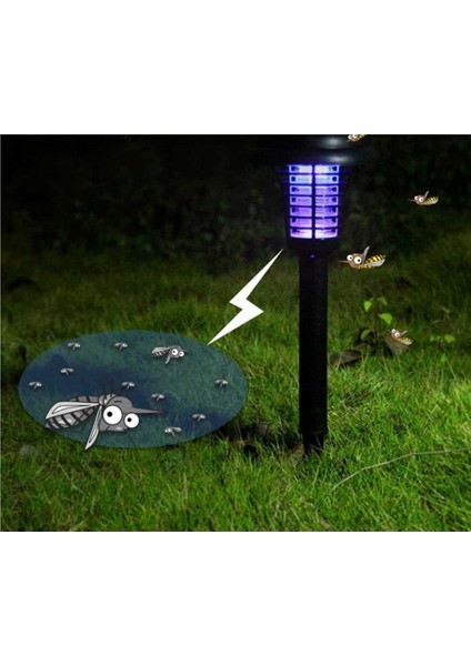Yard Garden Için Güneş Enerjili LED Açık Çim Su Geçirmez Sivrisinek Zapper Lambası (Yurt Dışından) fiyatları