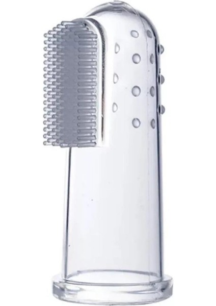 Silikon Bebek Parmak Diş Fırçası - Finger Brush 0-3 Yaş, Silikon Parmak Fırça