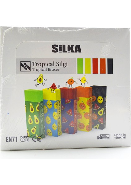 SİLKA TROPICAL SİLGİ (20'Lİ KUTU) modelleri