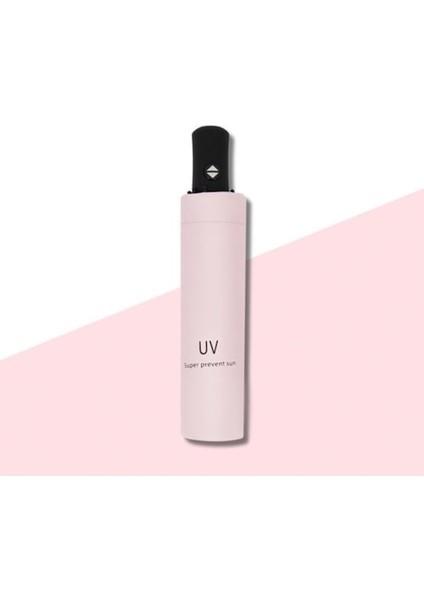 Lbw Otomatik Uv Korumalı Şemsiye Güneşli ve Yağmurlu Şemsiye-Pembe (Yurt Dışından) fırsatları