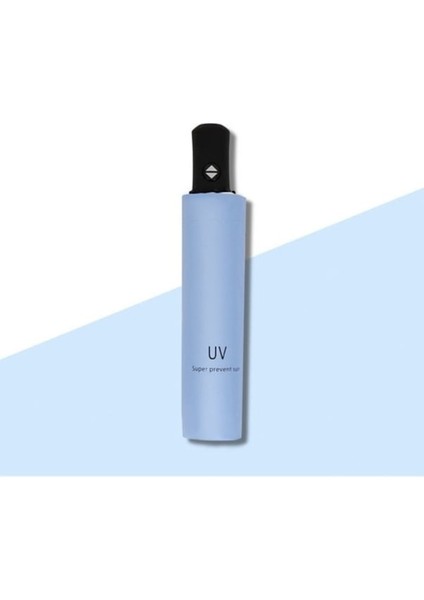 Lbw Otomatik Uv Korumalı Şemsiye Güneşli ve Yağmurlu Şemsiye-Mavi (Yurt Dışından) fırsatları
