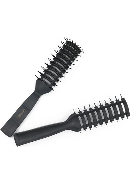 1 Adet Nervürlü Tarak Erkekler Için Erkek Kabarık Saç Fırçası Salon Kuaförlük Tarak Masaj Kaburga Saç Tarak Saç Derisi Berber Saç Şekillendirici Saç Tarak (Yurt Dışından)