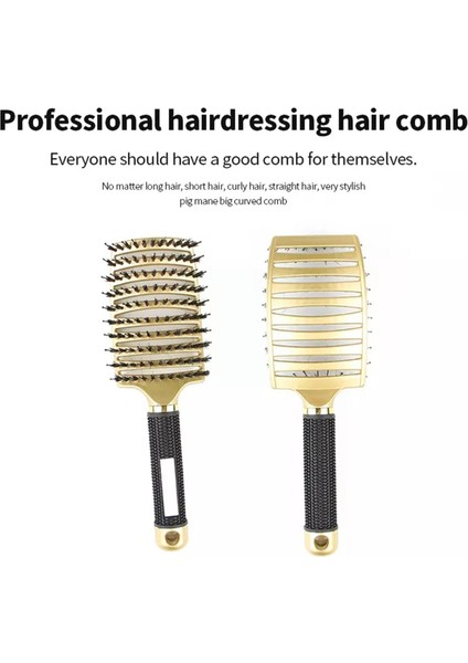 Kadın Saç Derisine Masaj Tarak Kıl Naylon Saç Fırçası Islak Kıvırcık Detangle Saç Fırçası Salon Kuaför Kuaförlük Şekillendirici T S7X7 (Yurt Dışından) modelleri