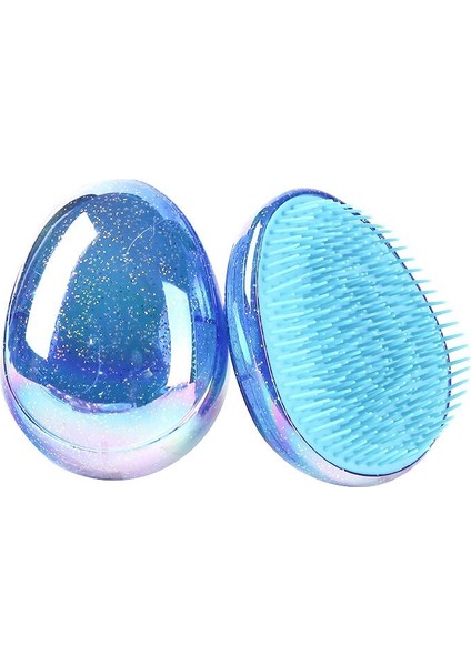 Yumurta Şekli Glitter Anti Statik Masaj Saç Fırçası Arapsaçı Düz Saç Fırçası Anti-Düğüm Saç Yumuşatma Tarak Şekillendirici Araçları (Yurt Dışından) modelleri