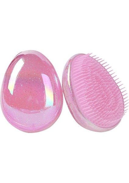 Yumurta Şekli Glitter Anti Statik Masaj Saç Fırçası Arapsaçı Düz Saç Fırçası Anti-Düğüm Saç Yumuşatma Tarak Şekillendirici Araçları (Yurt Dışından) fırsatları