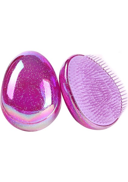 Yumurta Şekli Glitter Anti Statik Masaj Saç Fırçası Arapsaçı Düz Saç Fırçası Anti-Düğüm Saç Yumuşatma Tarak Şekillendirici Araçları (Yurt Dışından) indirimleri