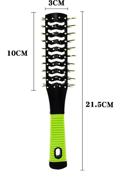 Plastik Kaburga Tarağı Çift Taraflı Tarak Iç Toka Şekli Pürüzsüz Saç Tarağı Içi Boş On Sıralı Tarak Erkek Yağı Kafa Arka Saç Tarağı (Yurt Dışından) fırsatları