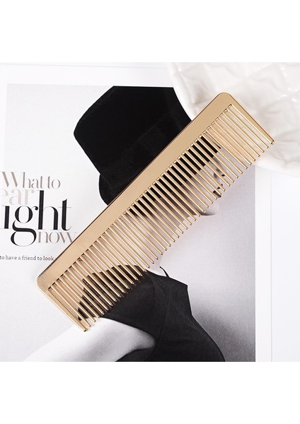 Iskandinav Tarzı Altın Retro Metal Tarak Saç Tarak Profesyonel Kuaförlük Tarak Saç Kesme Tarağı (Yurt Dışından) fiyatları
