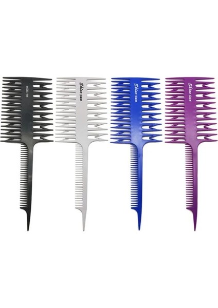 Profesyonel Saç Boyama Tarak Örgü Tarak Kuyruk Pro-Saç Boyama Vurgulama Tarak Dokuma Kuaförlük Için Kesme Saç Fırçaları (Yurt Dışından) fiyatları