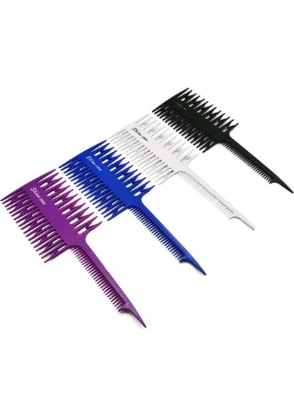 Profesyonel Saç Boyama Tarak Örgü Tarak Kuyruk Pro-Saç Boyama Vurgulama Tarak Dokuma Kuaförlük Için Kesme Saç Fırçaları (Yurt Dışından) fırsatları