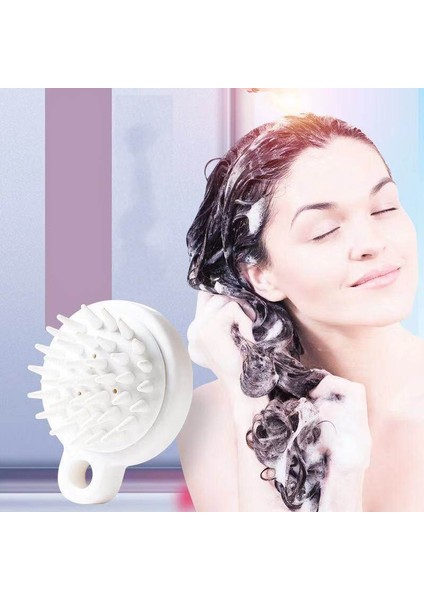 Silikon Saç Derisi Masaj Aleti - Bej (Yurt Dışından)