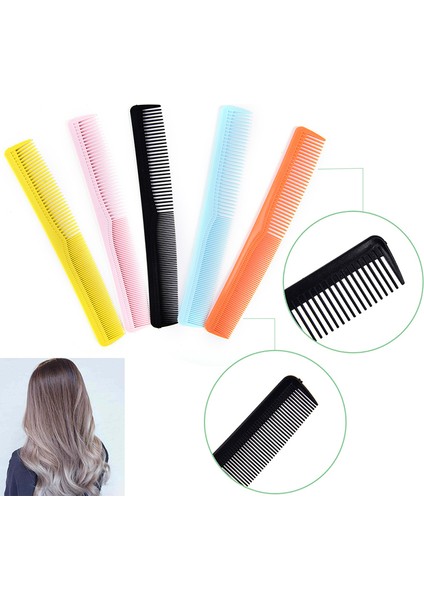 5x Salon Anti Statik Kuaförlük Saç Kesme Plastik Tarak Ince Diş Tarak Aracı (Yurt Dışından) indirimleri