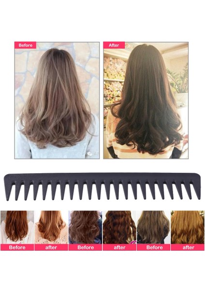 Anti-Statik Büyük Geniş Diş Tarak Kuaförlük Tarak Kadın Asılı Delik Kolu Kavrama Kıvırcık Saç Saç Fırçası Güzellik Saç Taraklar (Yurt Dışından) fiyatları