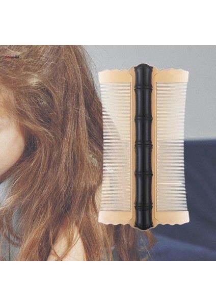 Saç Nit Taraklar Çift Taraflı Taşınabilir Çocuklar Yetişkinler Için Dayanıklı Bit Taraklar Siyah Için Bit Temizleme Tarağı (Yurt Dışından) modelleri