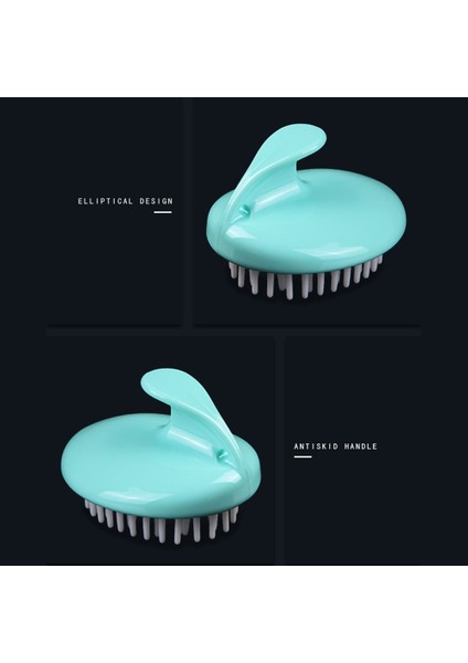 Şampuan Fırçası Saç Derisi Cihazı Tarak Yumuşak Silikon Fırça Saç Fırçaları Saç Yıkama Fırçası Güzel Parlaklık Moda Saç Tarak (Yurt Dışından) modelleri