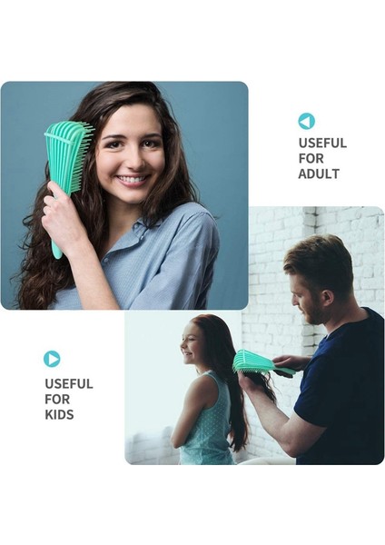 Saç Fırçası Dolaşık Açıcı Fırça Saç Derisi Masaj Saç Tarak 3A Ila 4c Kinky Dalgalı Kıvırcık Saç Fırçası Kadın Erkek Salon (Yurt Dışından) fırsatları