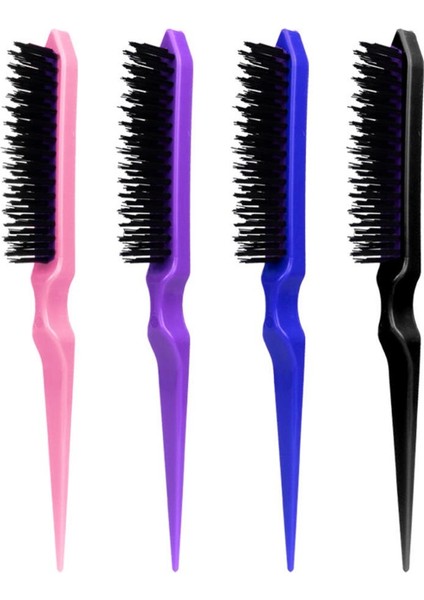 Erkekler ve Kadınlar Için Üç Sıralı Tarak Firkete Kabarık Kıvırcık Sivri Kuyruk Saç Tarak Reçine Berber Salonu Ev Kuaför Şekillendirici Araçları (Yurt Dışından) fiyatları