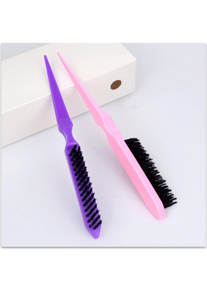 Erkekler ve Kadınlar Için Üç Sıralı Tarak Firkete Kabarık Kıvırcık Sivri Kuyruk Saç Tarak Reçine Berber Salonu Ev Kuaför Şekillendirici Araçları (Yurt Dışından) modelleri