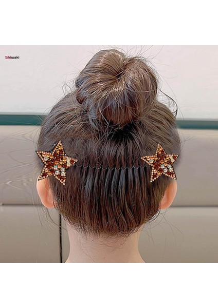 Kadınlar Için Saç Şekillendirme Aracı Kıvırcık Saçlar Için Saç Tarak Klipsi Tüm Saç Tipleri Sarı (Yurt Dışından)