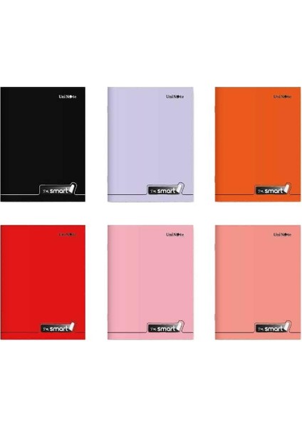 Im Smart A4 40 Yaprak Plastik Kapak Dikişli Defter 2 Çizgili+2 Kareli