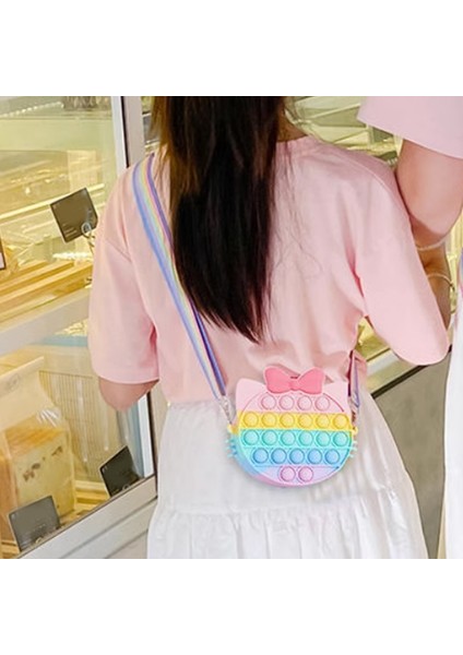 Çocuk Crossbody Çanta Kız Rahat Çanta Kedi Şekli Rahat Omuz Çantası (Yurt Dışından) fiyatları