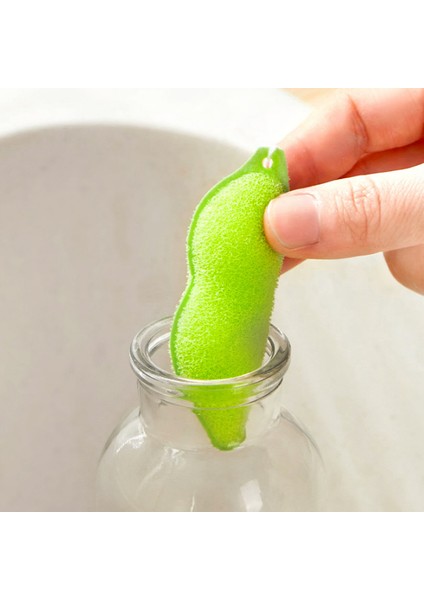 Mutfak Bezelye Temizleme Süngeri 3 Temizleme Fincan Süngerleri Bezelye Fırçaları Yenilebilir Fasulye Süngeri (Yurt Dışından) fiyatları