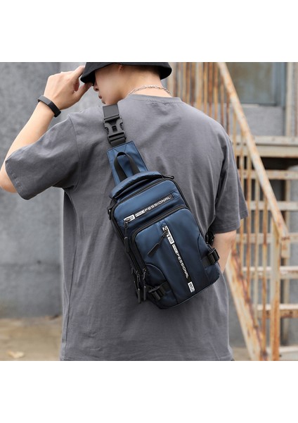 Erkek Göğüs Çantası Çok Fonksiyonlu Rahat Omuz Çantası Crossbody Çanta Küçük Sırt Çantası (Yurt Dışından) fiyatları