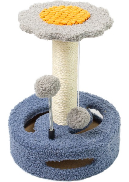 Kedi Tırmanma Çerçevesi Küçük Kedi Oyuncakları Yaratıcı Ayçiçeği Kedi Tırmalama Sütunu Malzemeleri (Yurt Dışından)
