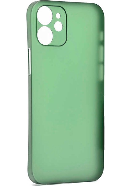 Apple iPhone 12 - Uyumlu Bulut E-Ticaret 1.kalite Pp Silikon-Yeşil