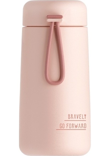 Öğrenciler Için Kompakt Mini Termos Bardak, Taze ve Basit Paslanmaz Çelik Termos Bardak, Sevimli ve Kullanışlı Bardak (Yurt Dışından)