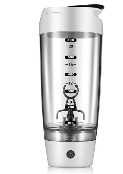 Protein Tozu Çalkalayıcı Fincan Büyük Kapasiteli Milkshake Fincan Ölçekli Spor Spor Su Bardağı Elektrikli Çalkalayıcı Fincan (Yurt Dışından)