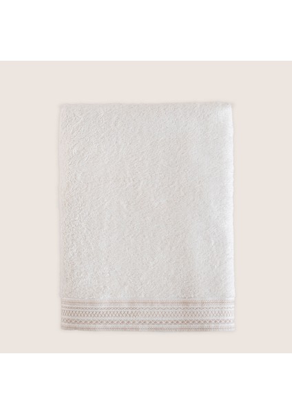 Velena Banyo Havlusu 85X150 cm Ekru